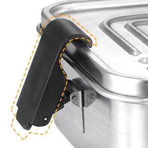 18/8 Stainless Steel Bento Box 18/8 Stainless Steel Bento Box